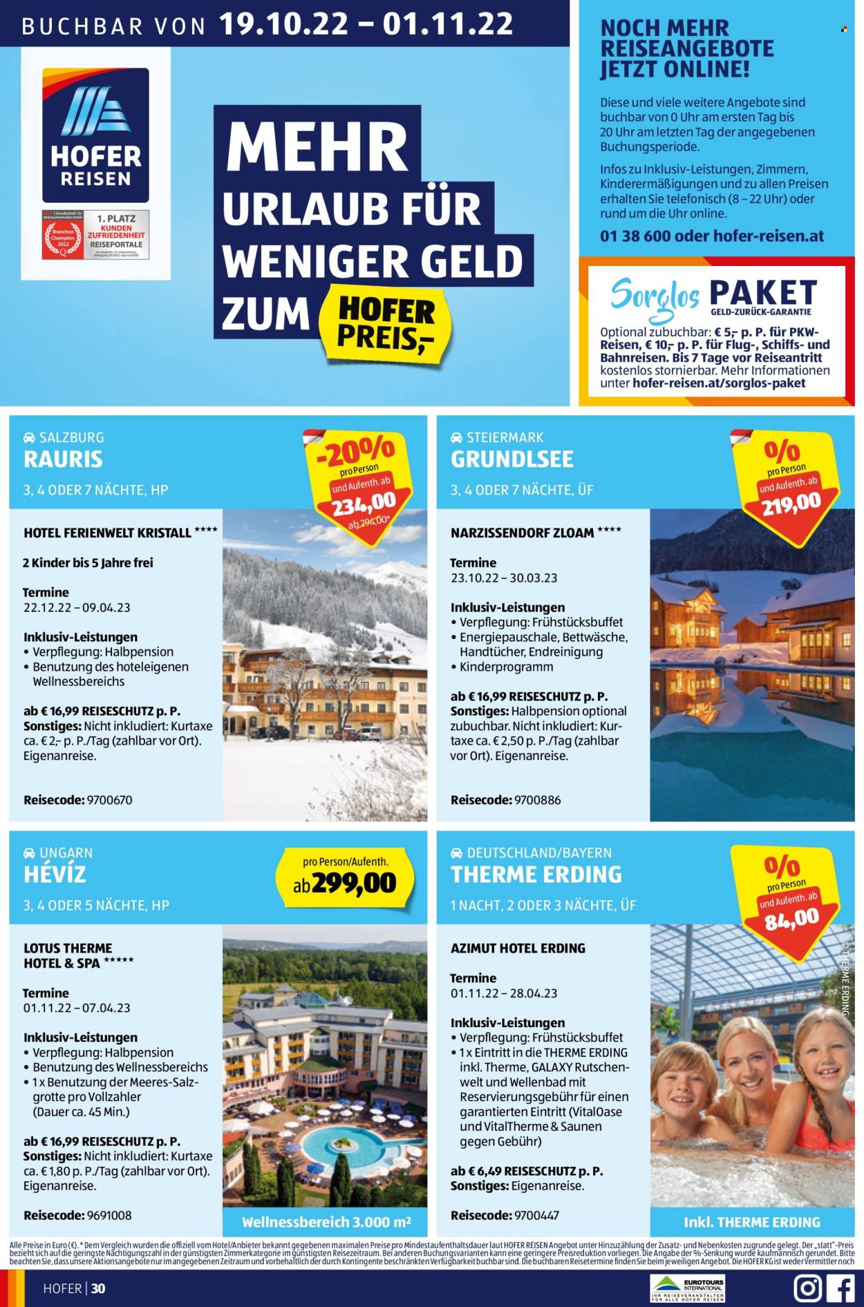 Angebote Hofer - 21.10.2022 - 27.10.2022. Seite 30