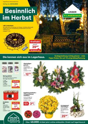 Angebote Lagerhaus - 17.10.2022 - 30.10.2022.