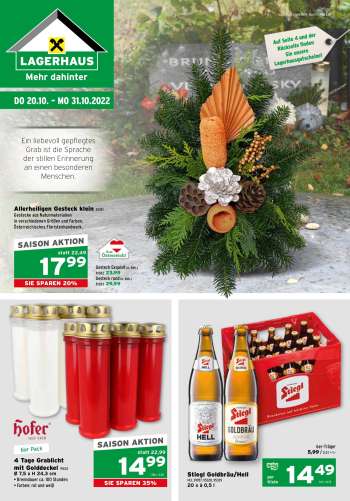 Angebote Salzburger Lagerhaus - 20.10.2022 - 31.10.2022.