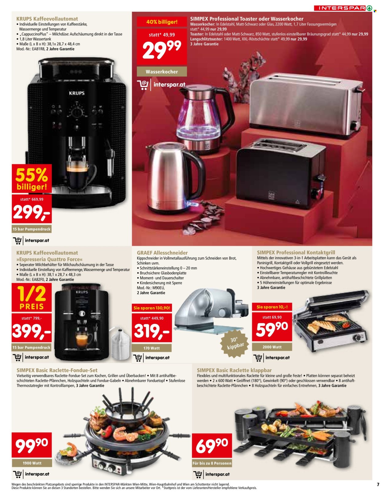 Angebote INTERSPAR - 20.10.2022 - 24.12.2022. Seite 7