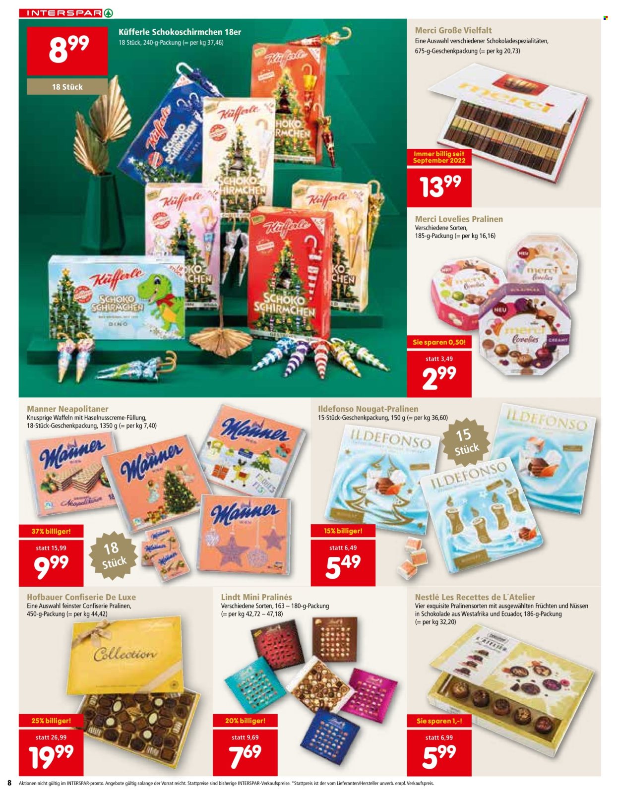 Angebote INTERSPAR - 20.10.2022 - 24.12.2022. Seite 8