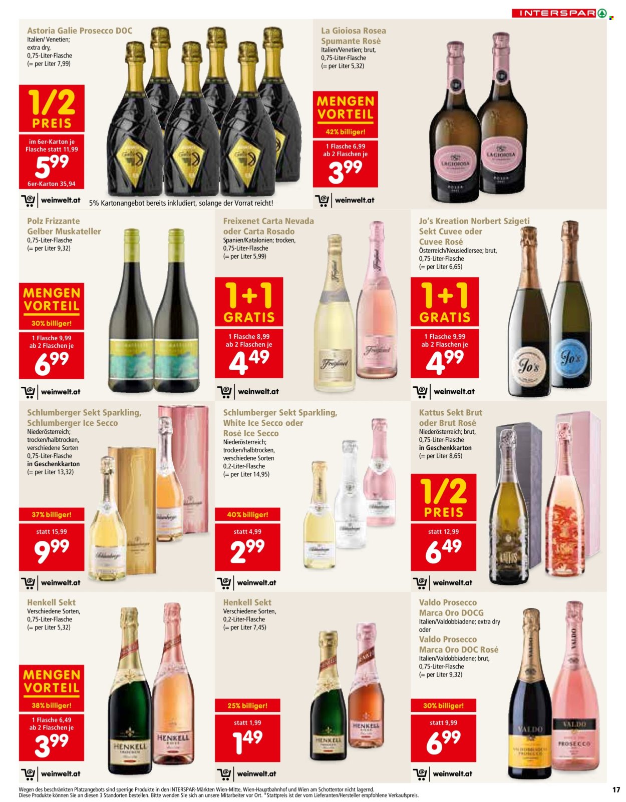 Angebote INTERSPAR - 20.10.2022 - 24.12.2022. Seite 17