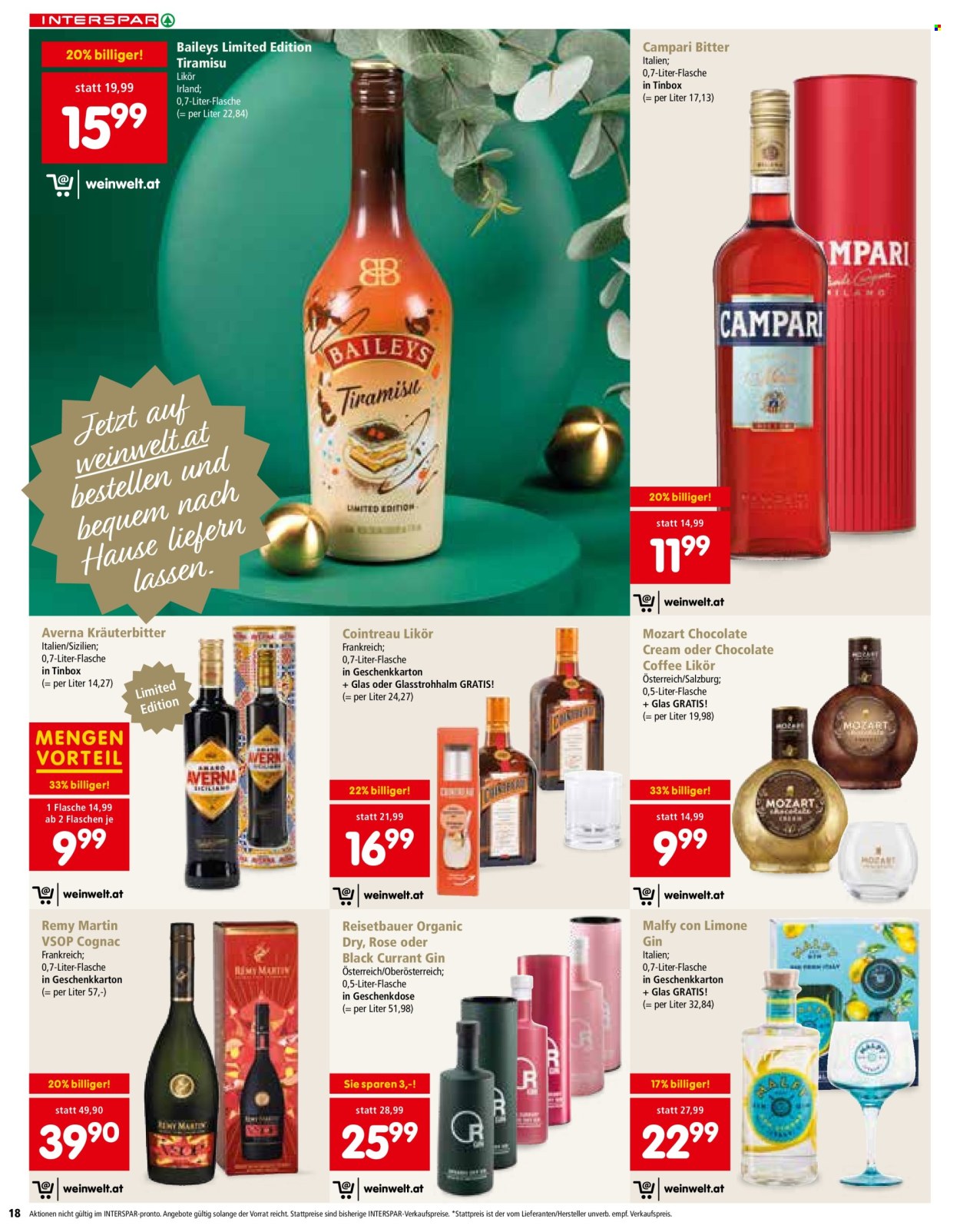 Angebote INTERSPAR - 20.10.2022 - 24.12.2022. Seite 18