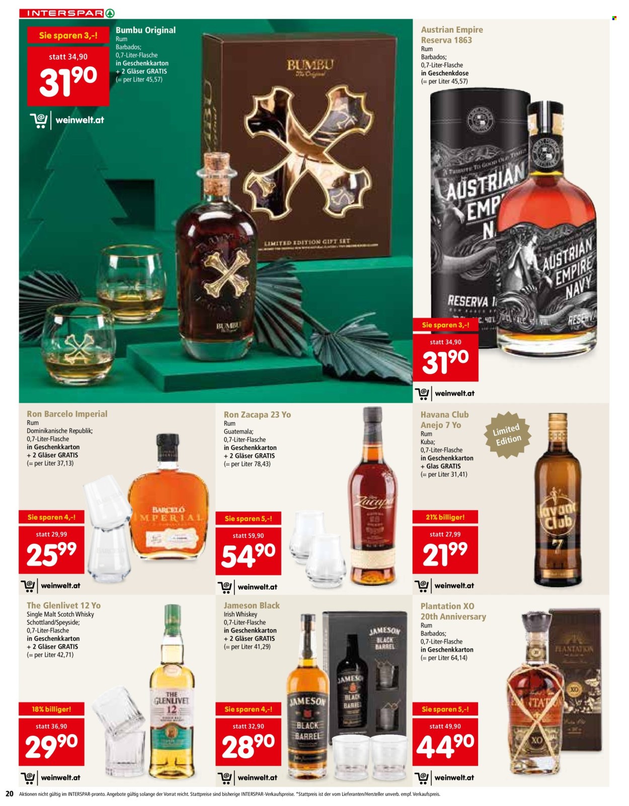 Angebote INTERSPAR - 20.10.2022 - 24.12.2022. Seite 20