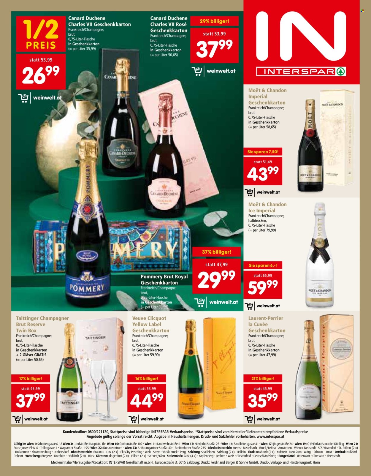 Angebote INTERSPAR - 20.10.2022 - 24.12.2022. Seite 24