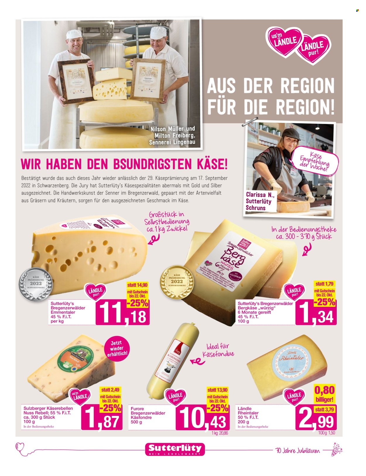 Angebote Sutterlüty - 20.10.2022 - 24.10.2022. Seite 9