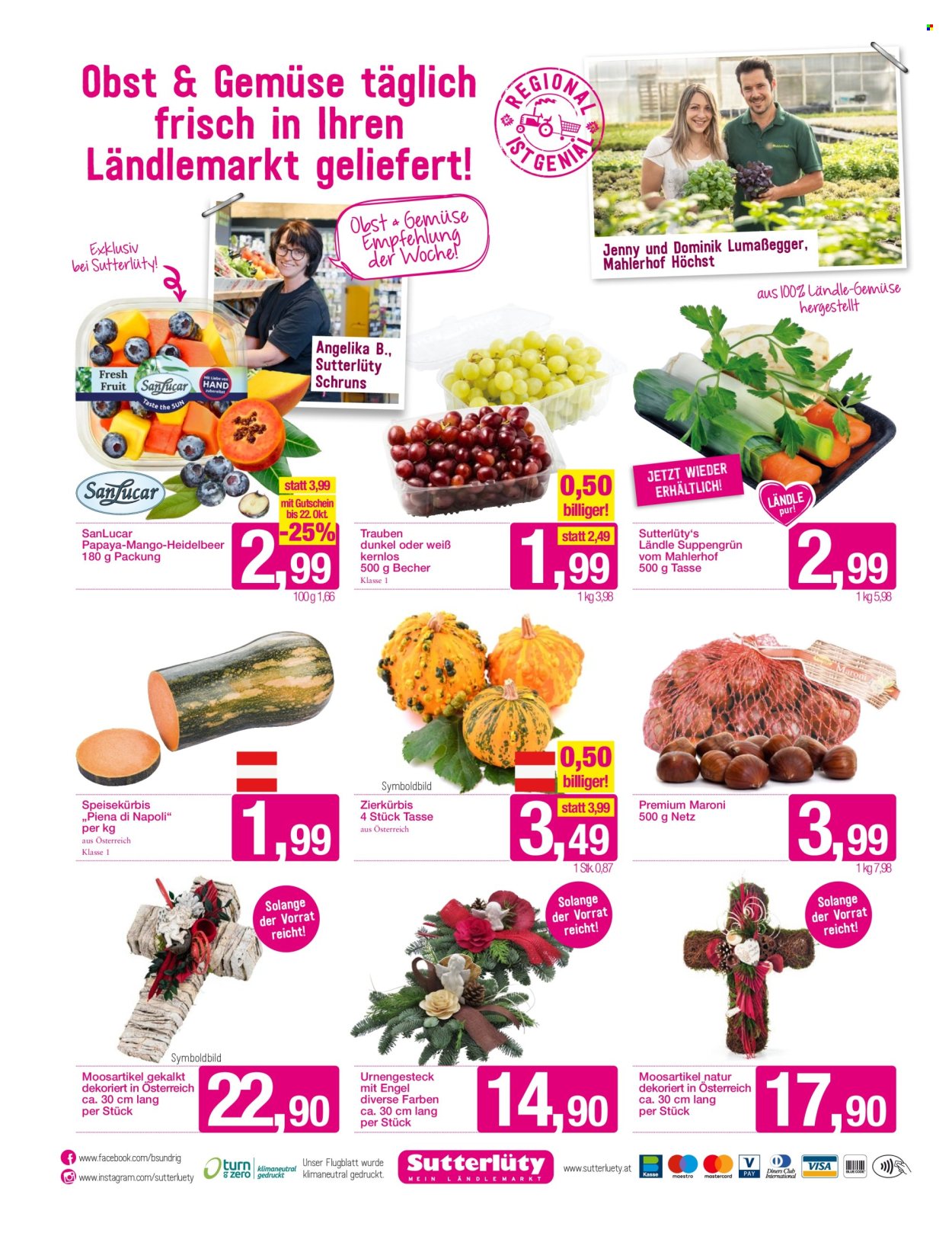 Angebote Sutterlüty - 20.10.2022 - 24.10.2022. Seite 20