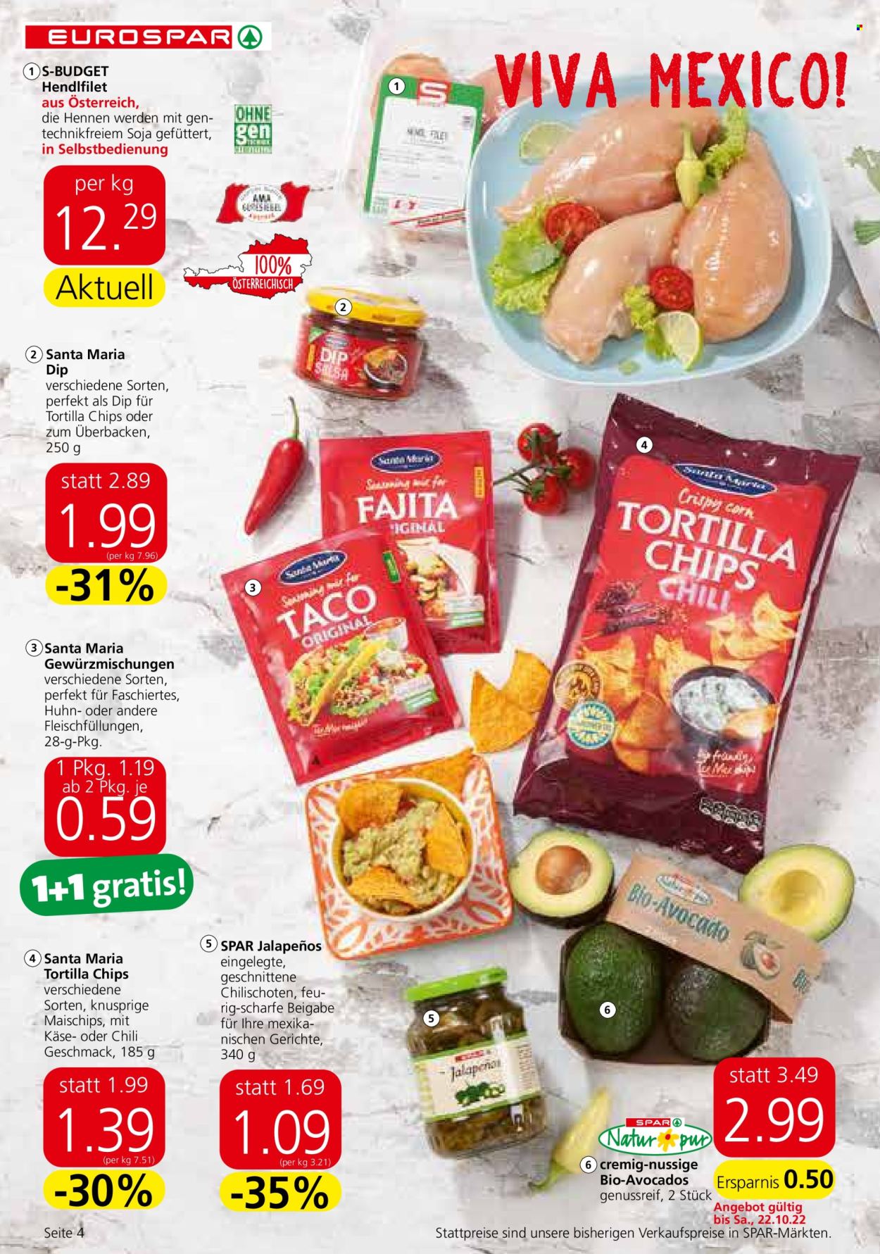 Angebote EUROSPAR - 20.10.2022 - 2.11.2022. Seite 4