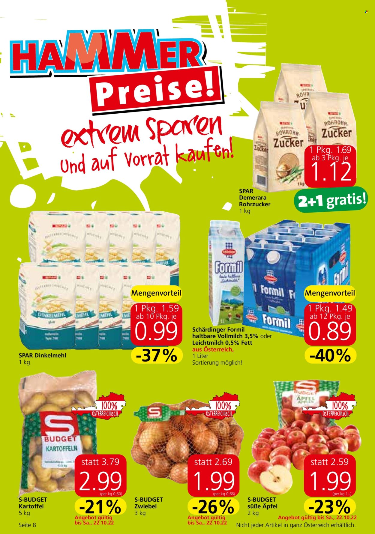 Angebote EUROSPAR - 20.10.2022 - 2.11.2022. Seite 8