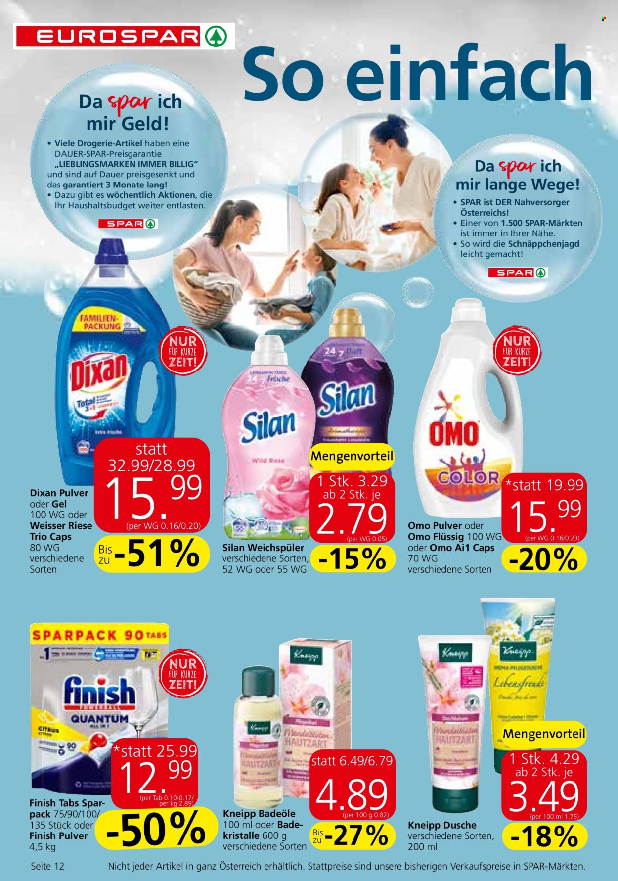 Angebote EUROSPAR - 20.10.2022 - 2.11.2022. Seite 12