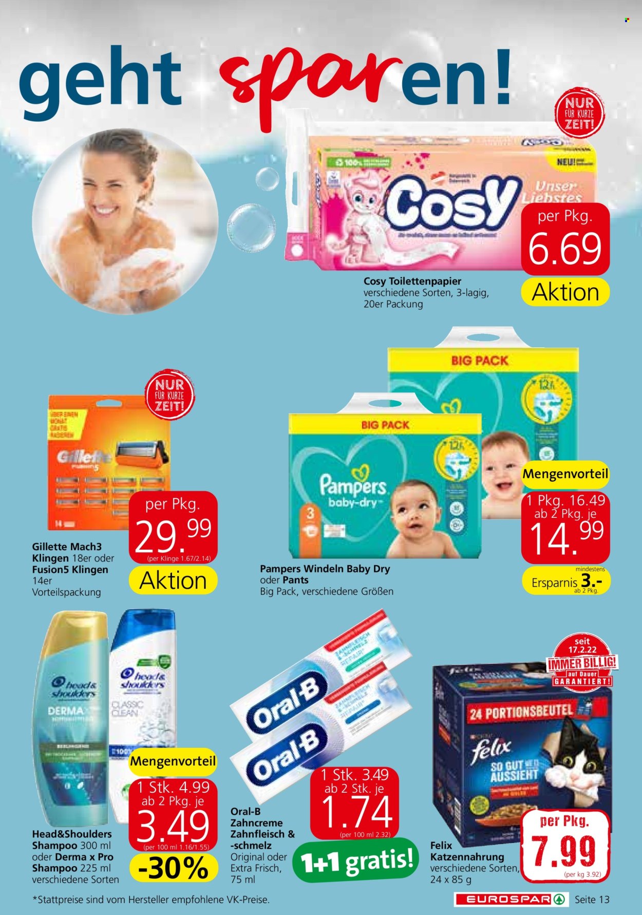 Angebote EUROSPAR - 20.10.2022 - 2.11.2022. Seite 13