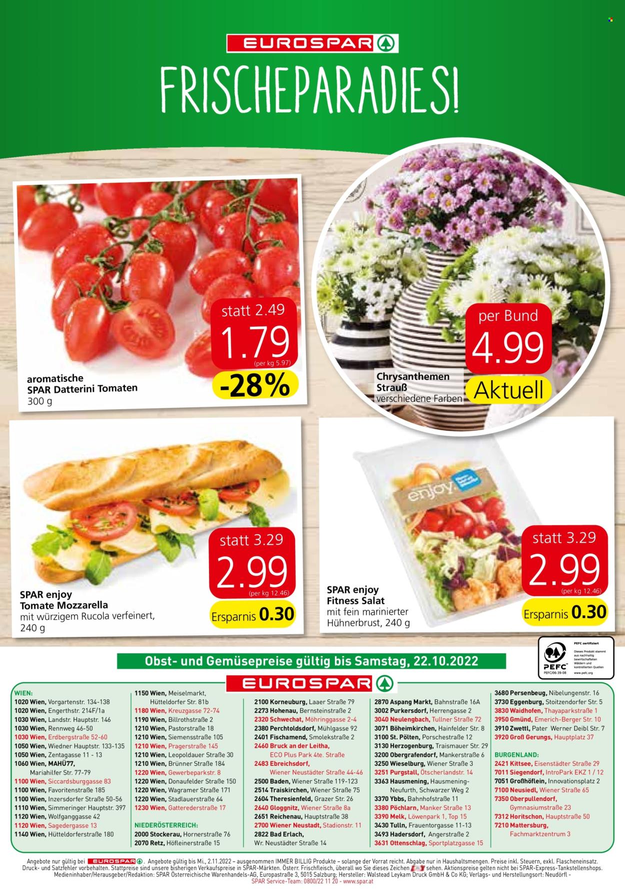 Angebote EUROSPAR - 20.10.2022 - 2.11.2022. Seite 16