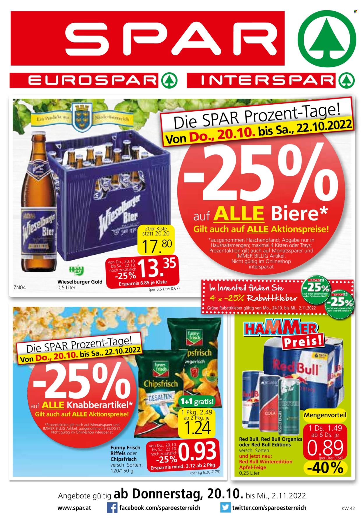 Angebote INTERSPAR - 20.10.2022 - 2.11.2022. Seite 1