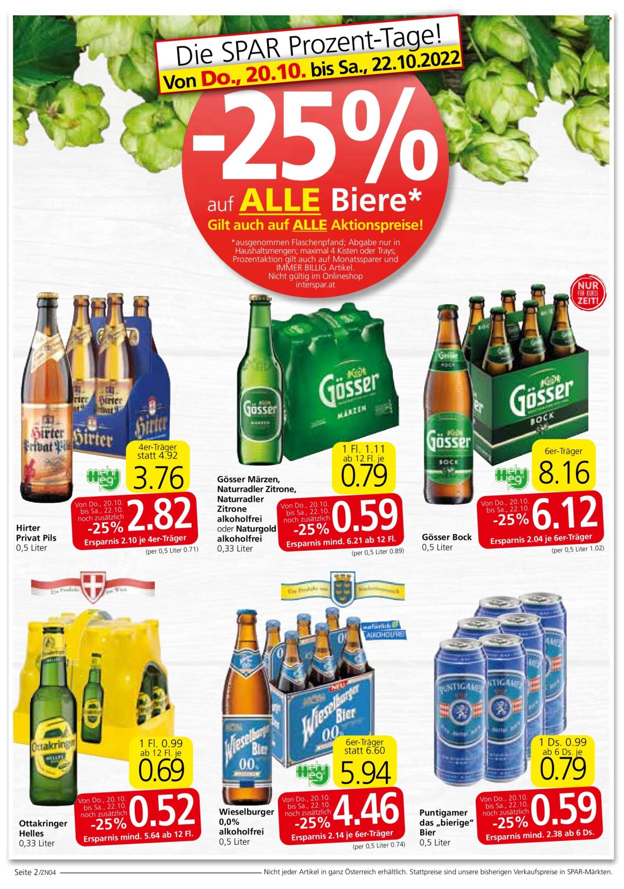 Angebote INTERSPAR - 20.10.2022 - 2.11.2022. Seite 2