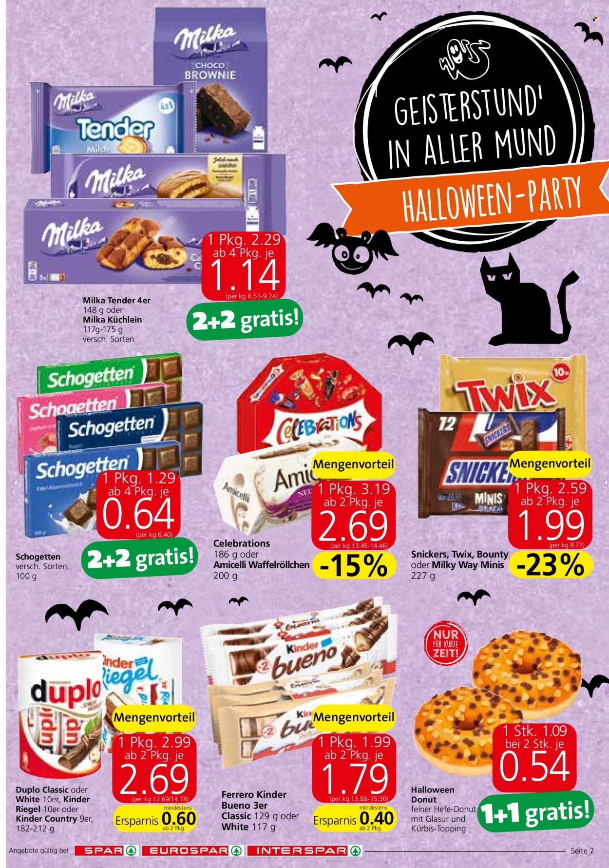 Angebote INTERSPAR - 20.10.2022 - 2.11.2022. Seite 7