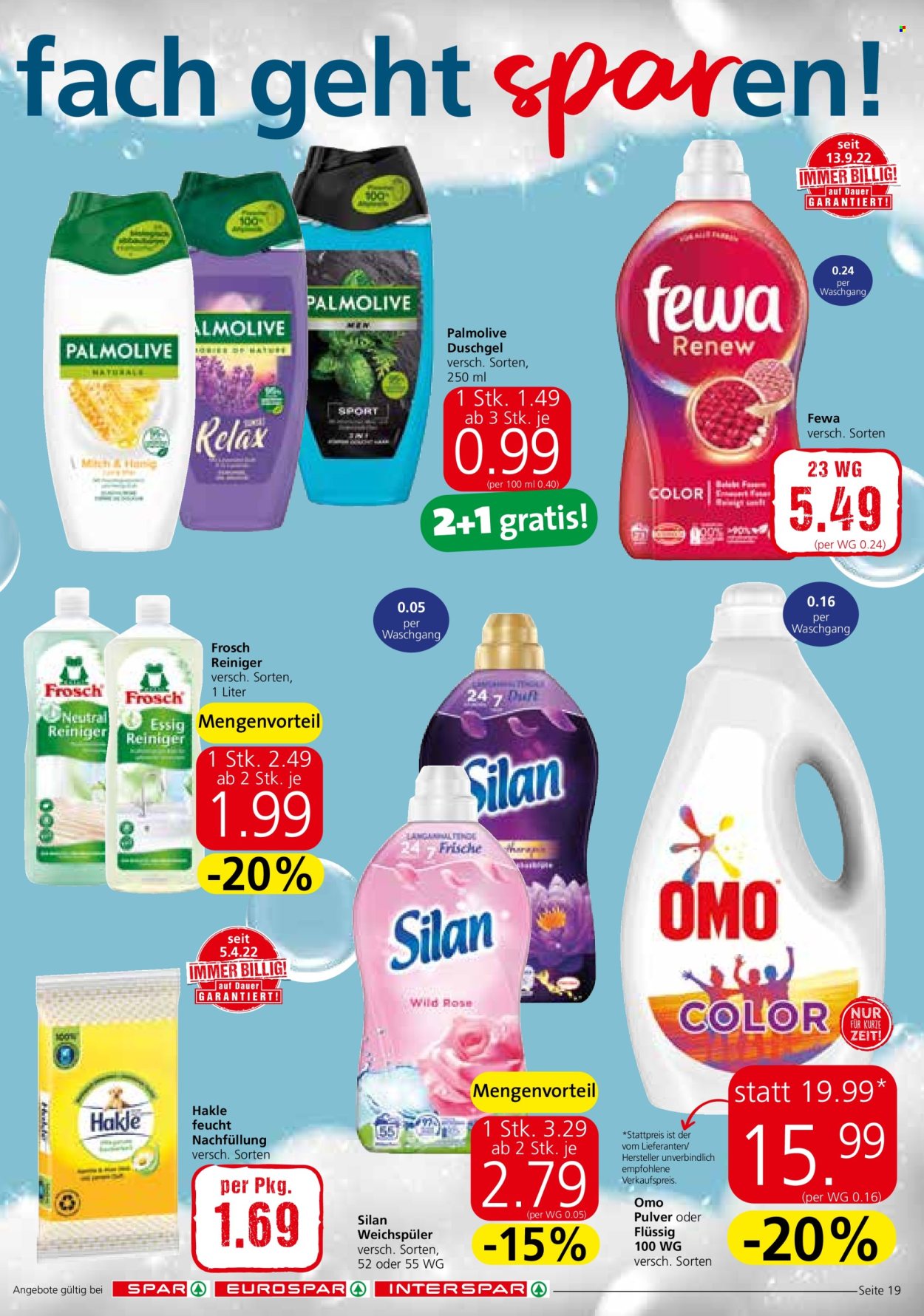 Angebote INTERSPAR - 20.10.2022 - 2.11.2022. Seite 19