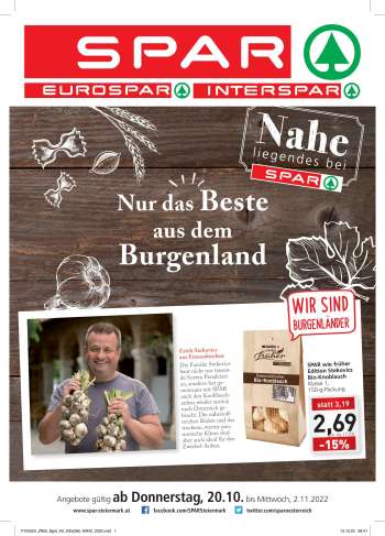Angebote INTERSPAR - 20.10.2022 - 2.11.2022.
