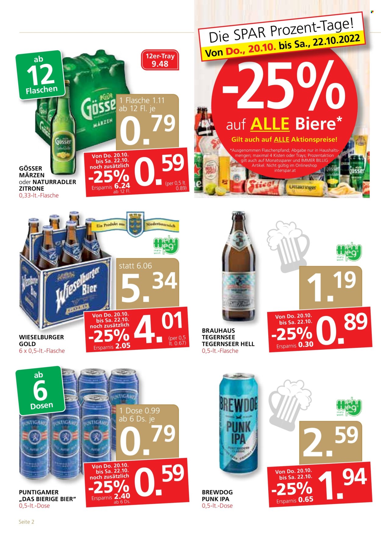 Angebote SPAR - 20.10.2022 - 2.11.2022. Seite 2