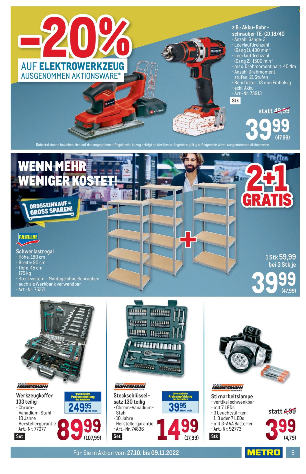 Angebote Metro - 27.10.2022 - 9.11.2022. Seite 5