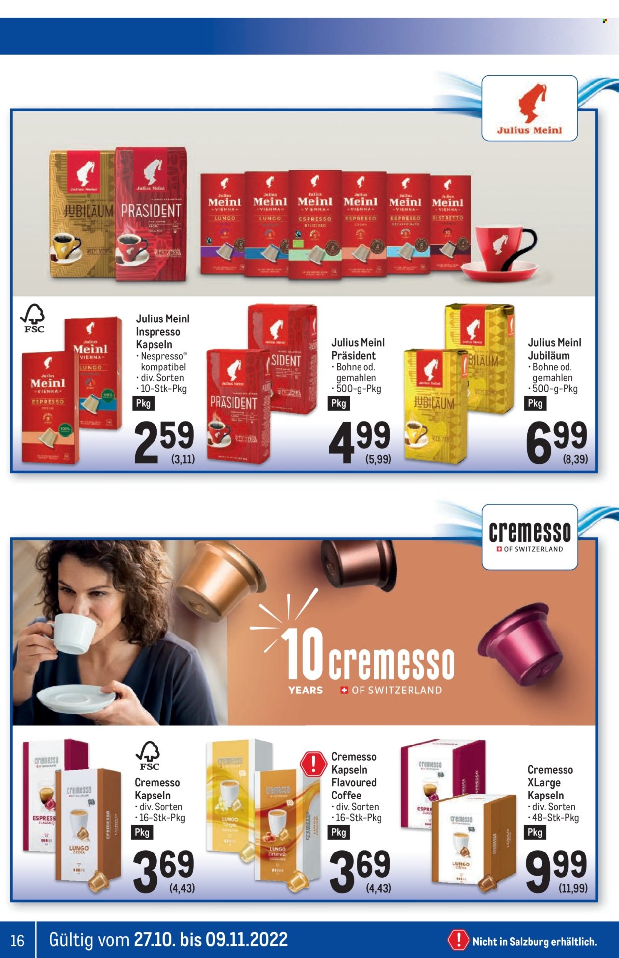 Angebote Metro - 27.10.2022 - 9.11.2022. Seite 16