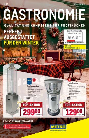 Angebote Metro - 27.10.2022 - 9.11.2022.