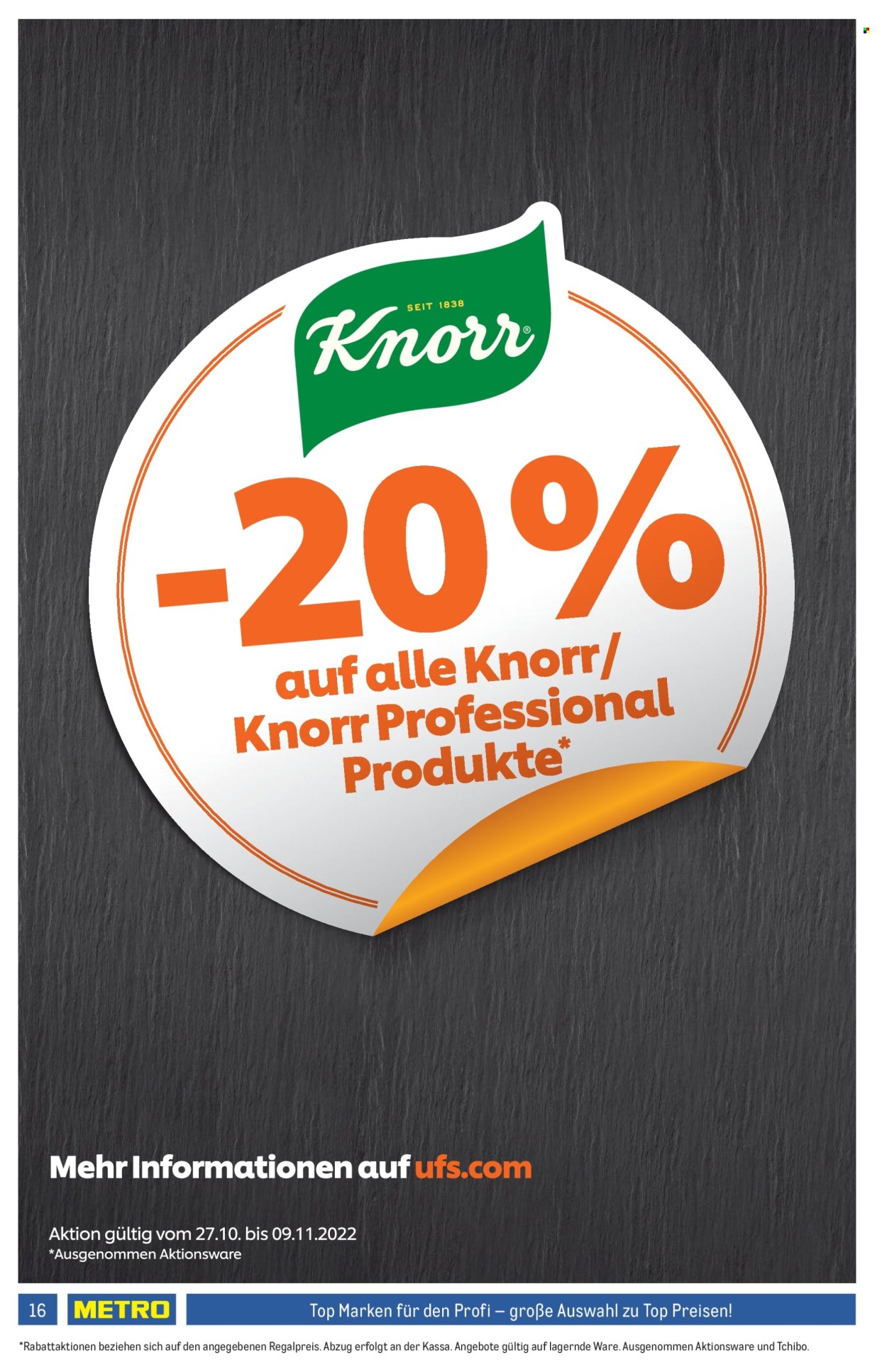 Angebote Metro - 27.10.2022 - 9.11.2022. Seite 16