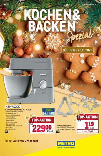 Angebote Metro - 27.10.2022 - 23.11.2022.