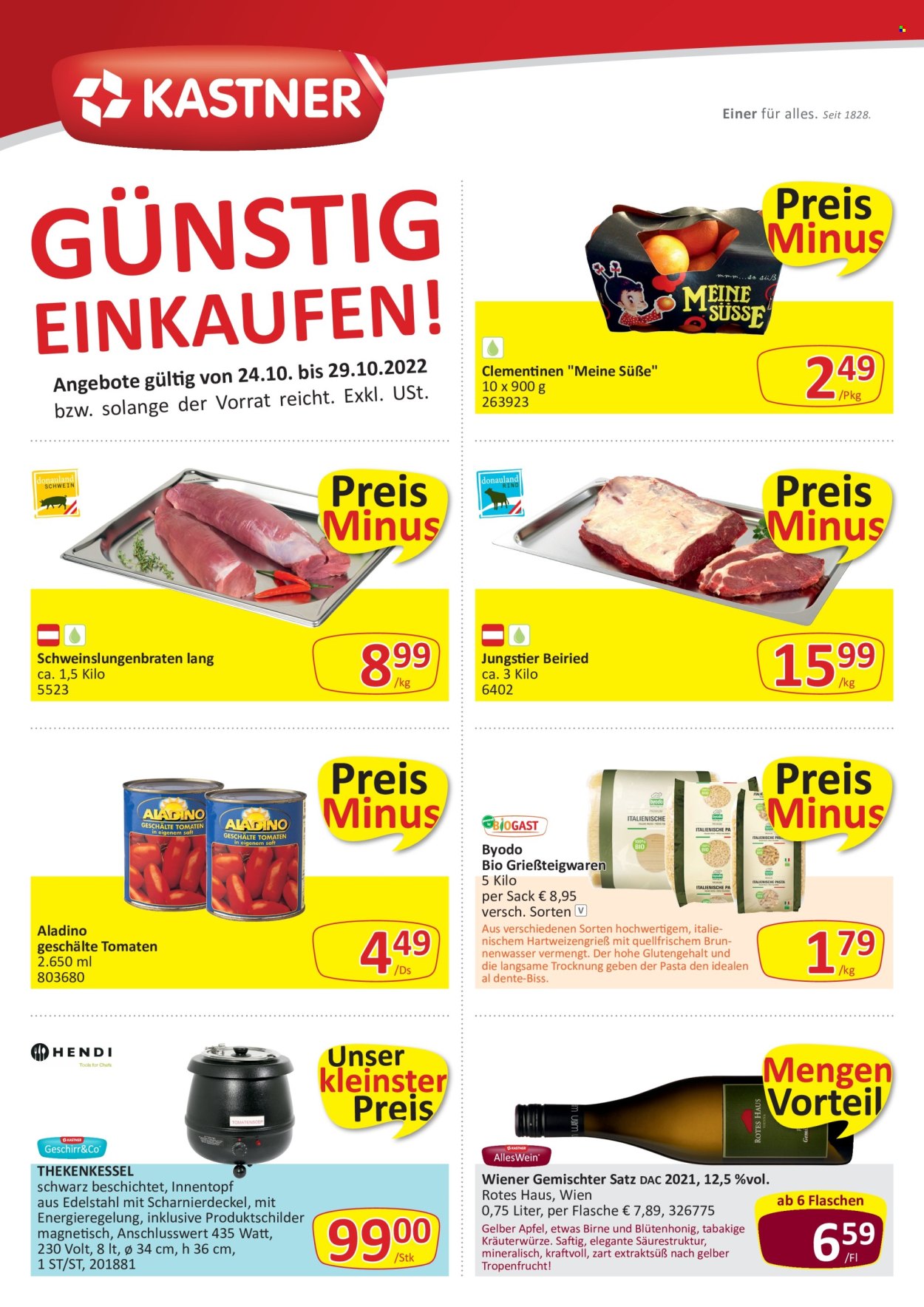 Angebote KASTNER - 24.10.2022 - 29.10.2022. Seite 1