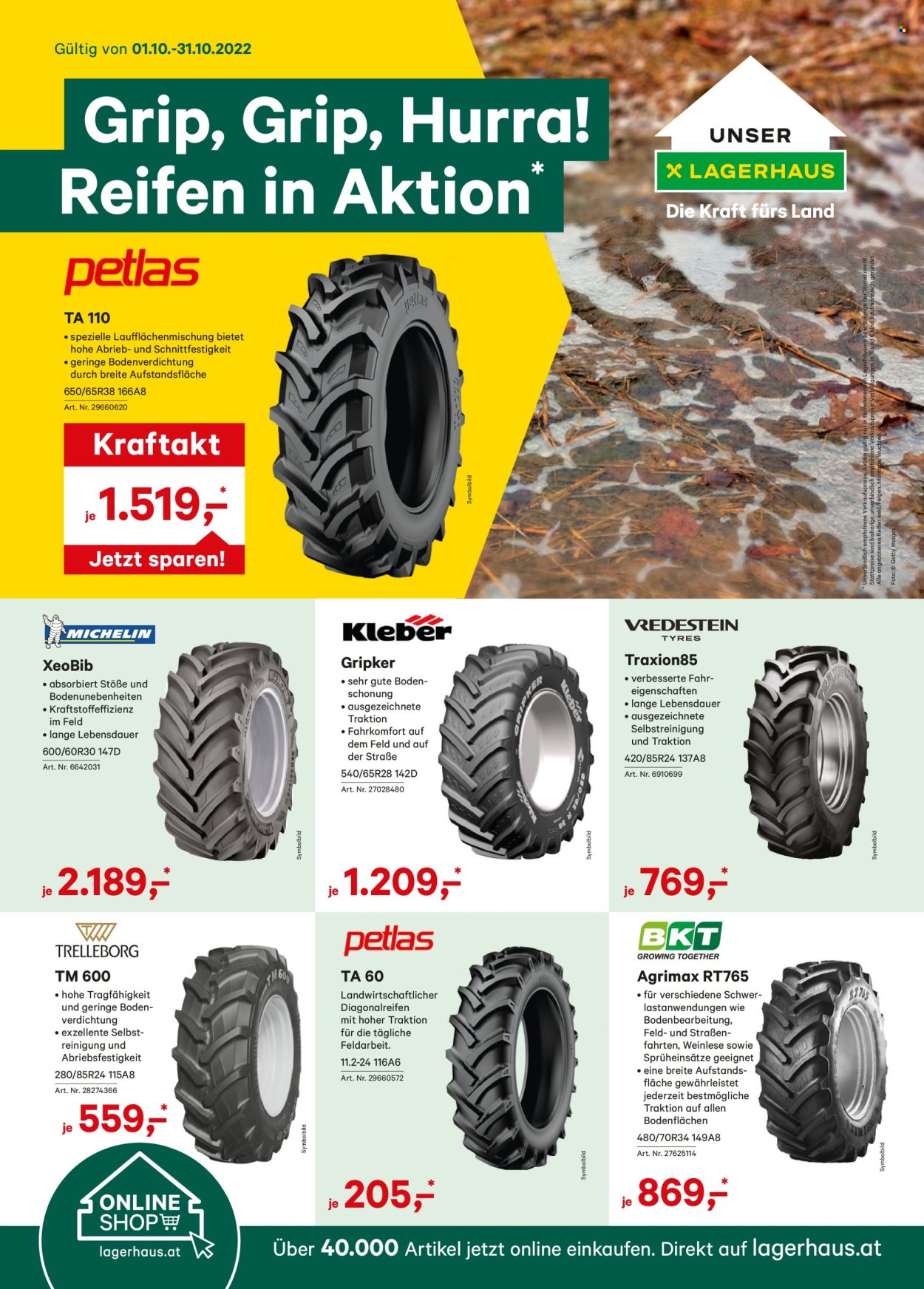 Angebote Lagerhaus - 1.10.2022 - 31.10.2022. Seite 1