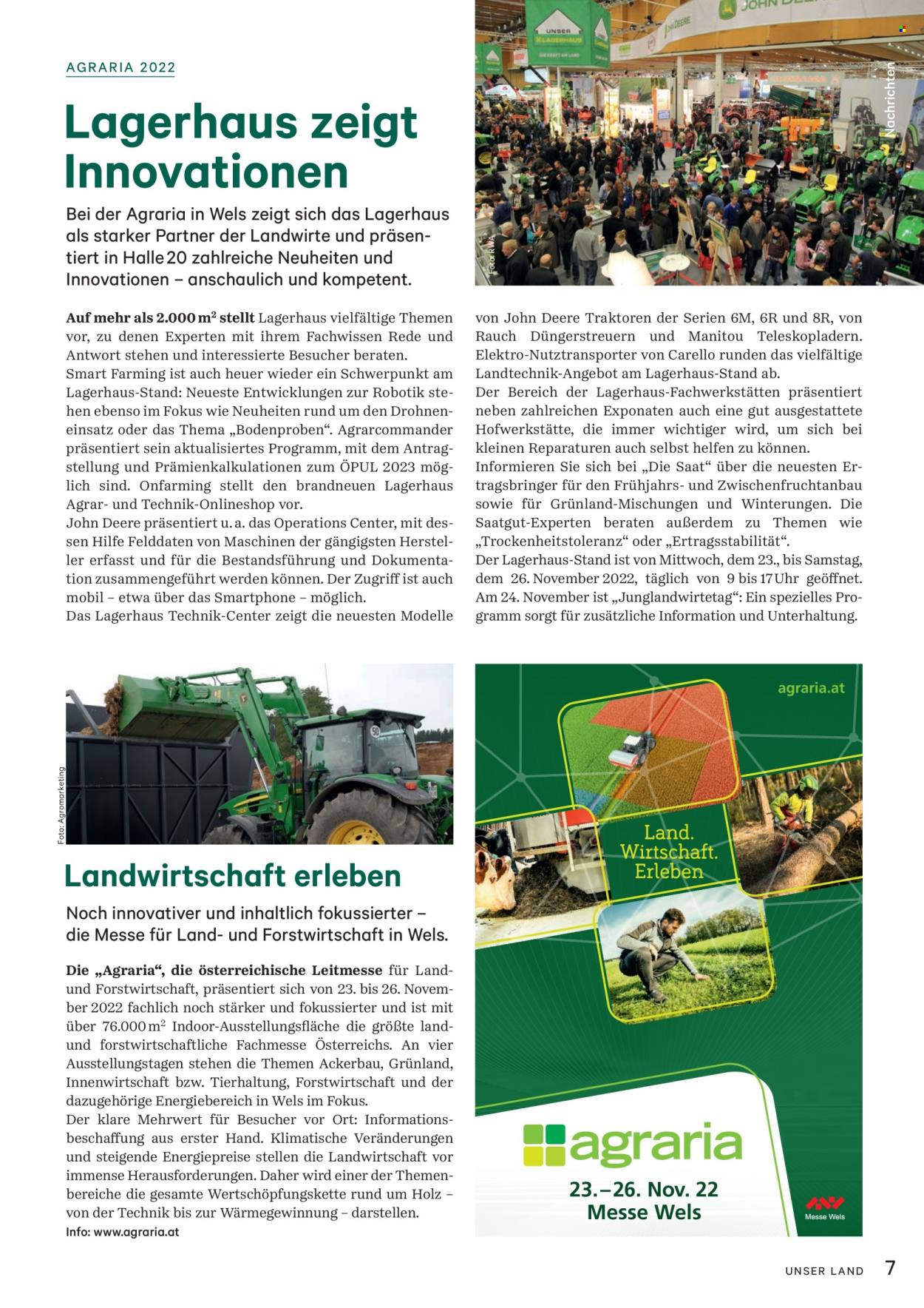 Angebote Lagerhaus - 1.11.2022 - 30.11.2022. Seite 7
