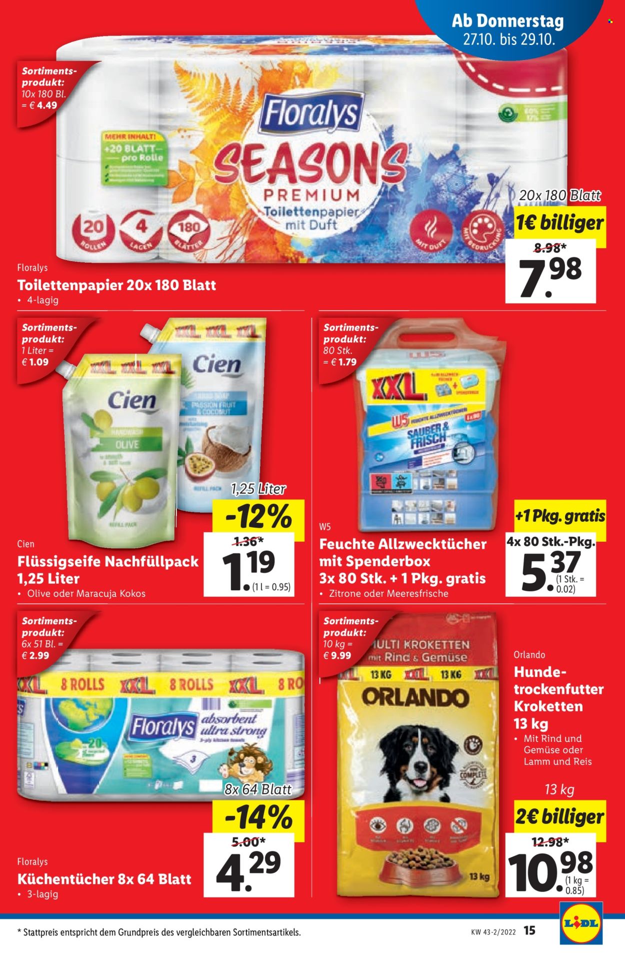 Angebote Lidl - 27.10.2022 - 2.11.2022. Seite 15