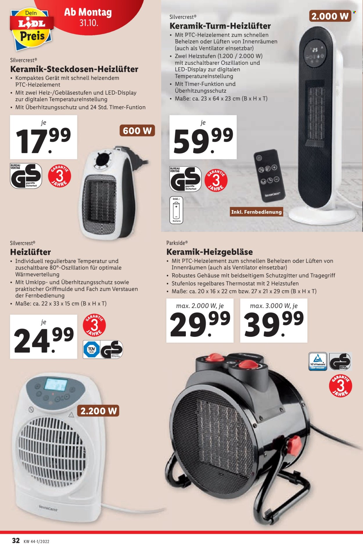 Angebote Lidl - 27.10.2022 - 2.11.2022. Seite 34