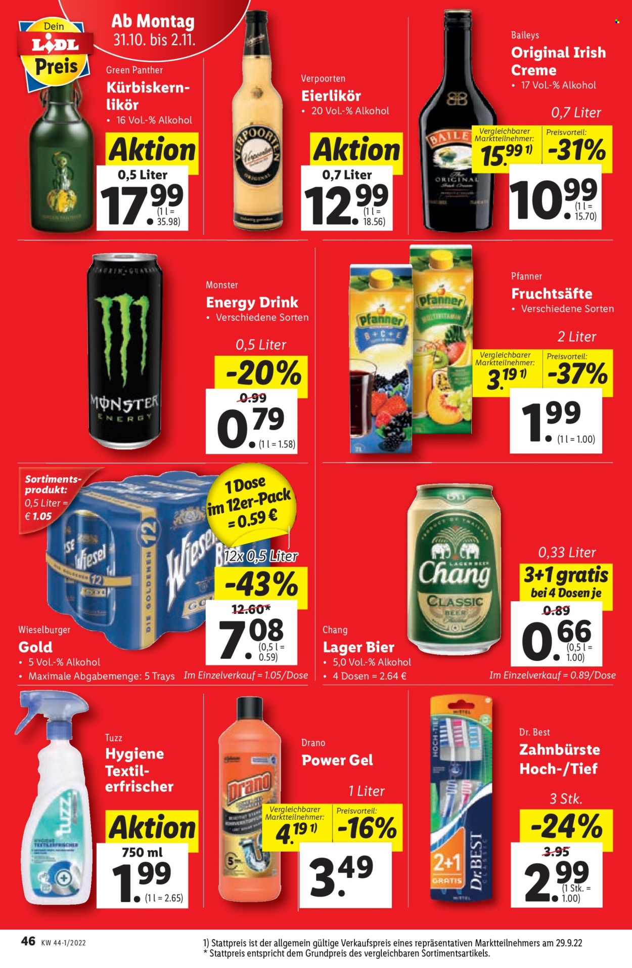Angebote Lidl - 27.10.2022 - 2.11.2022. Seite 48
