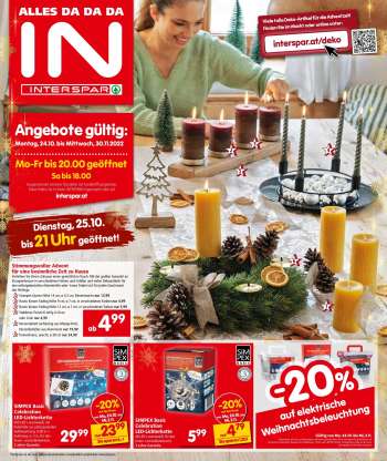 Angebote INTERSPAR - 24.10.2022 - 30.11.2022.