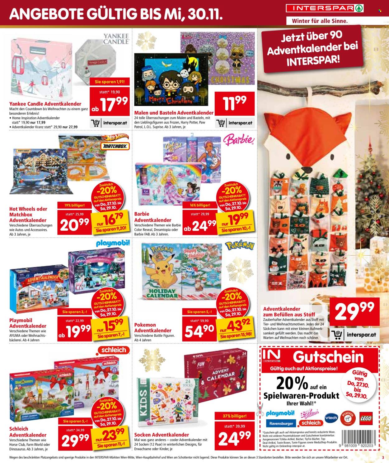 Angebote INTERSPAR - 24.10.2022 - 30.11.2022. Seite 3