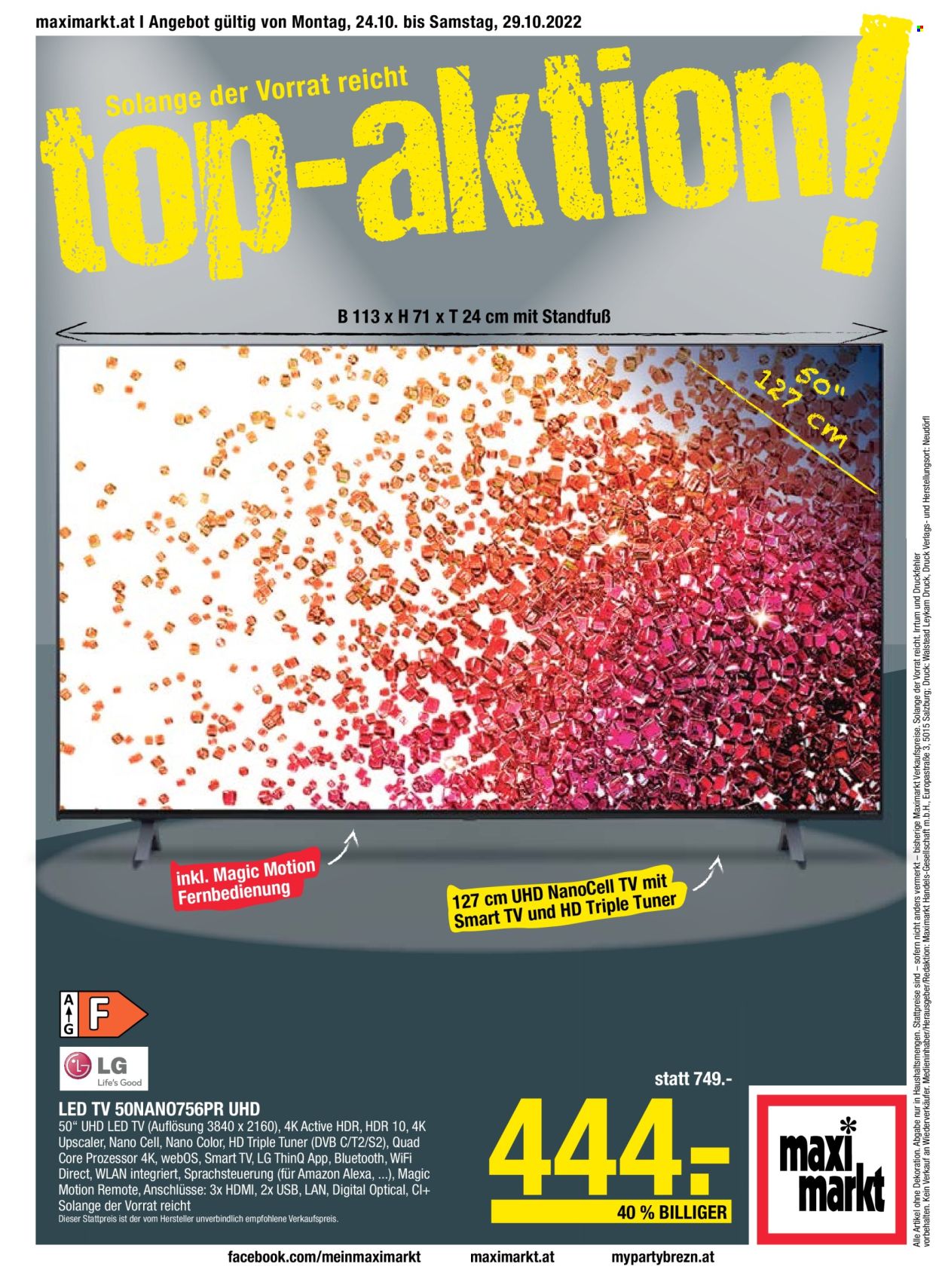 Angebote Maximarkt - 24.10.2022 - 29.10.2022. Seite 20