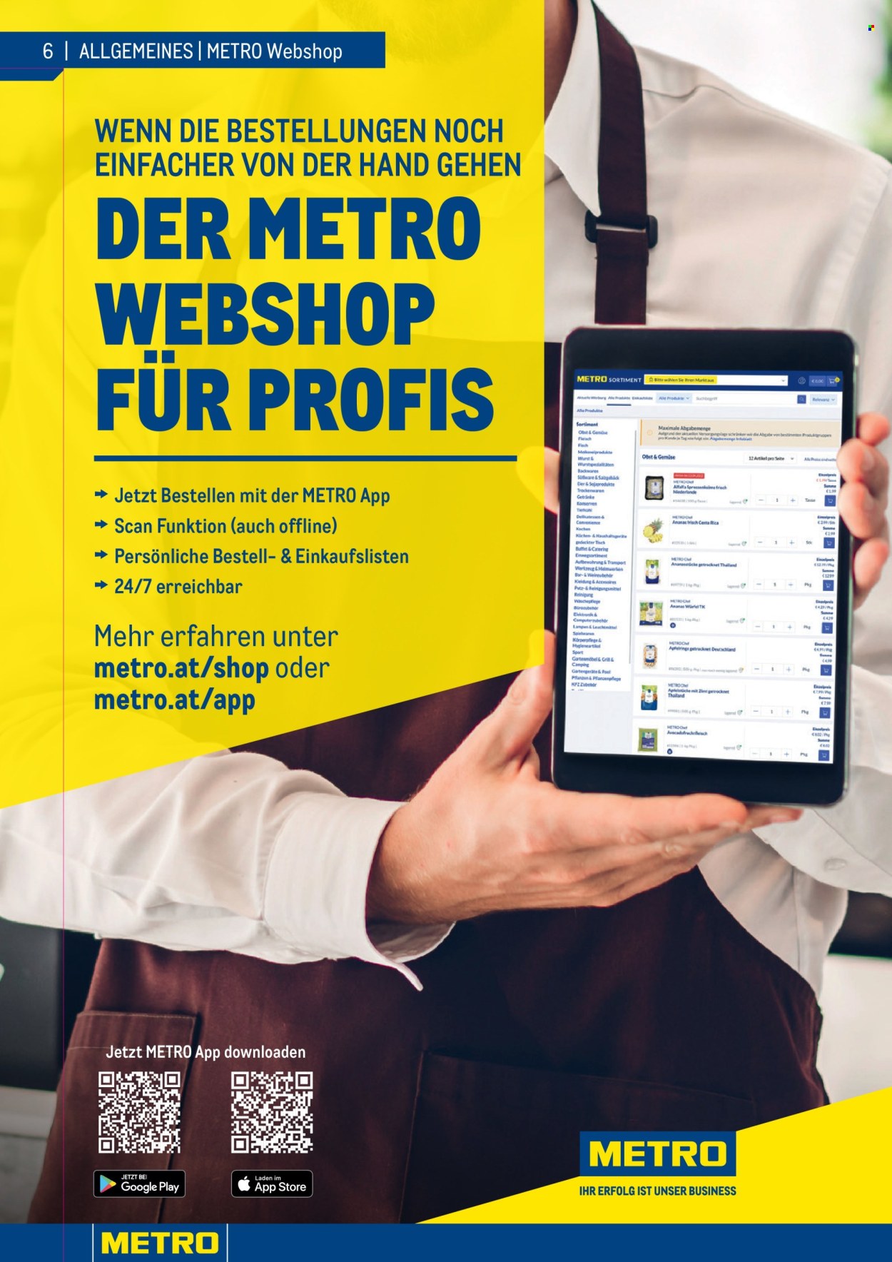 Angebote Metro. Seite 6