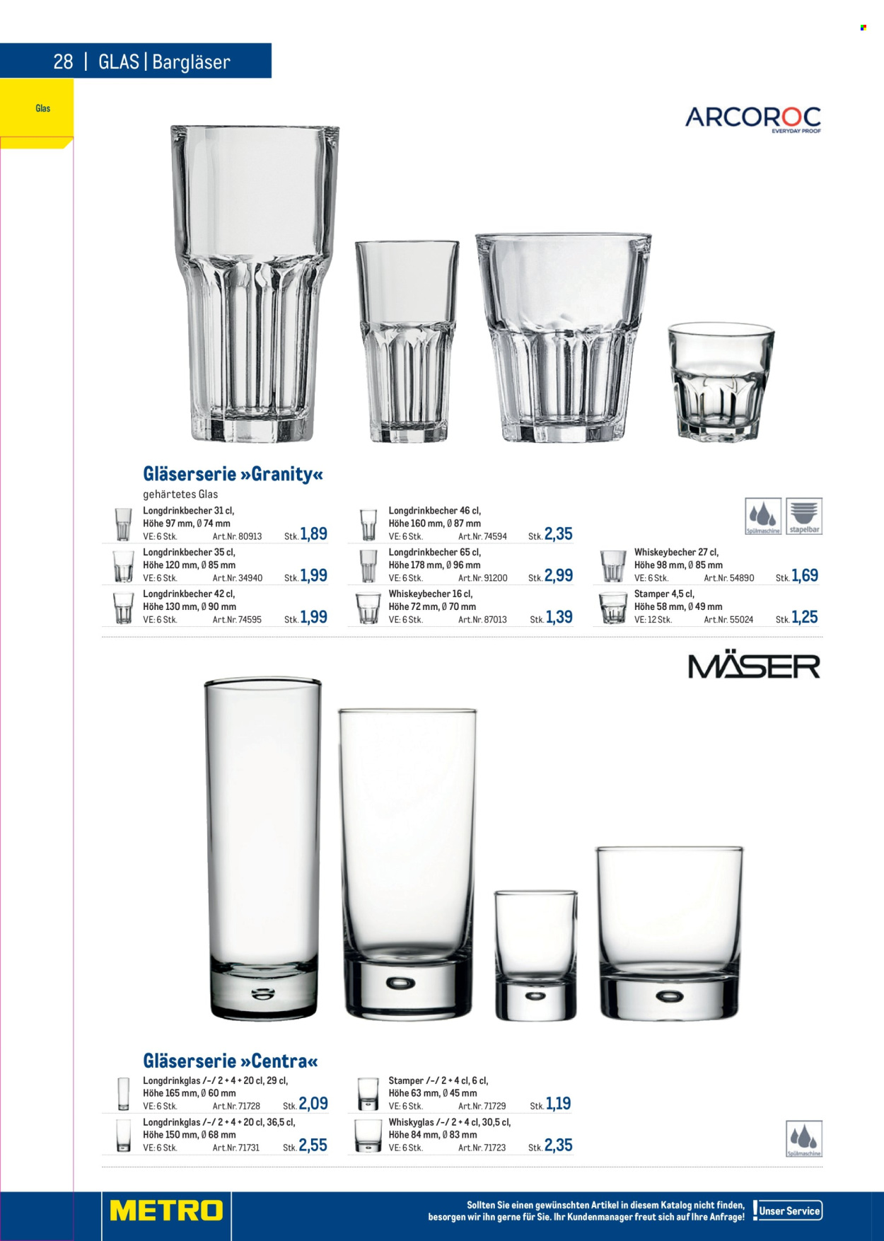 Angebote Metro. Seite 28