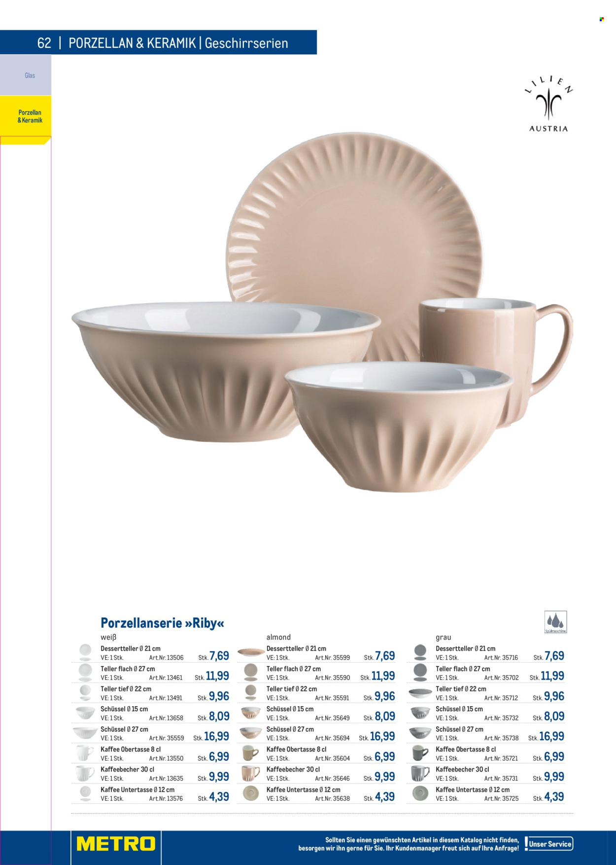 Angebote Metro. Seite 62