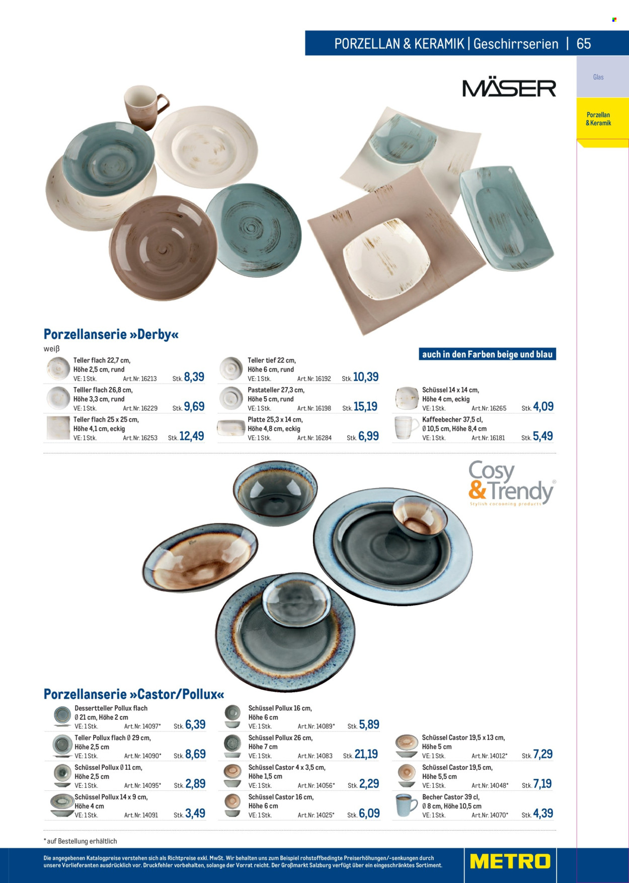 Angebote Metro. Seite 65