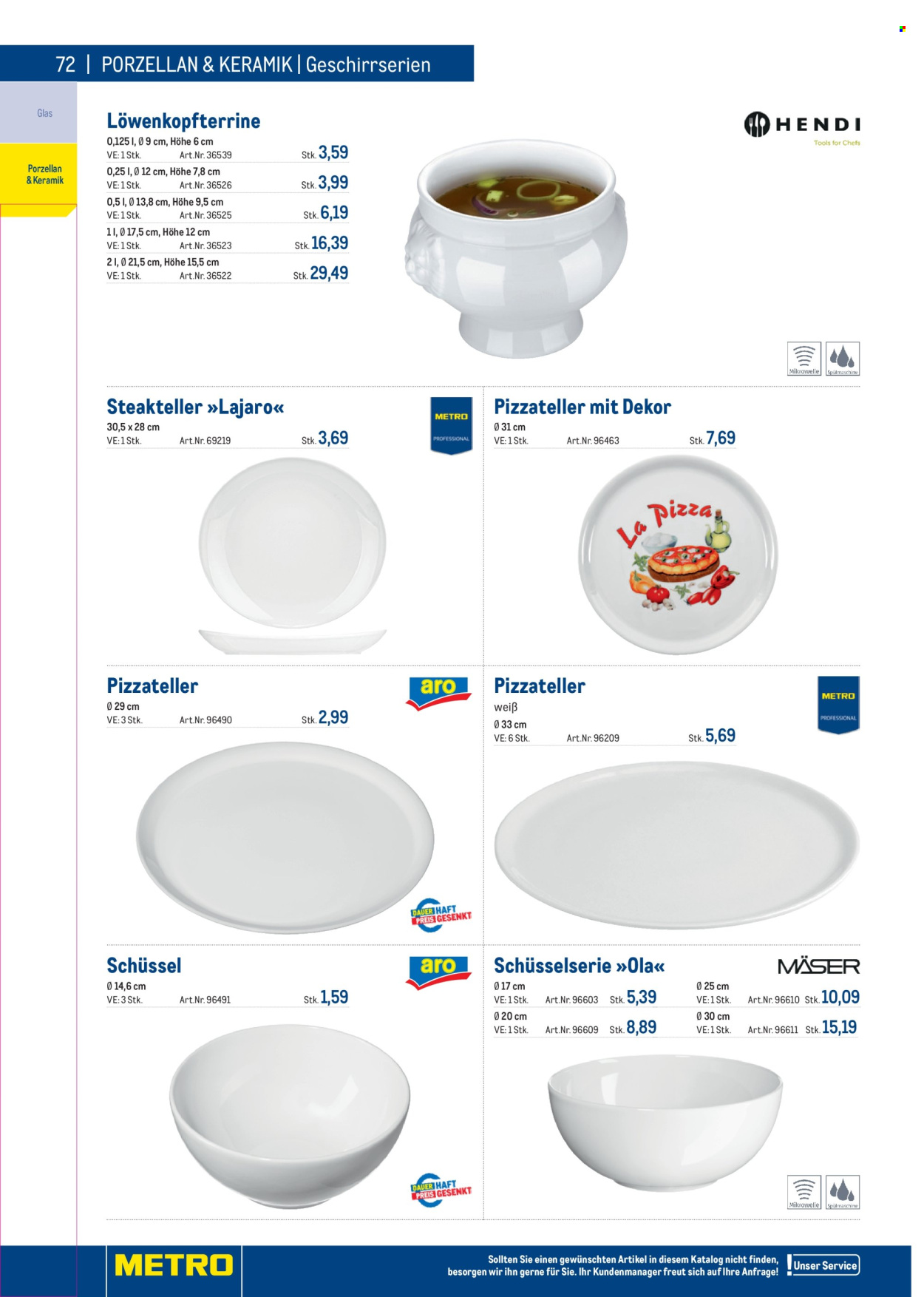 Angebote Metro. Seite 72