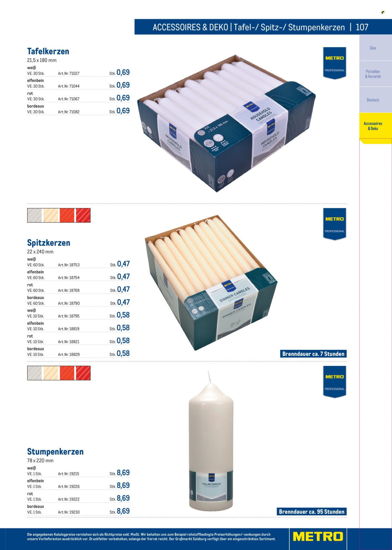 Angebote Metro. Seite 107