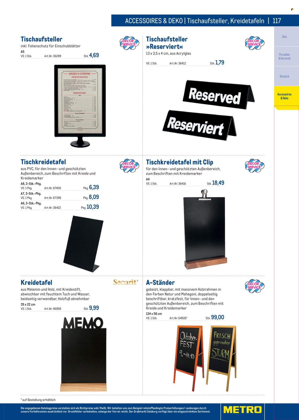 Angebote Metro. Seite 117