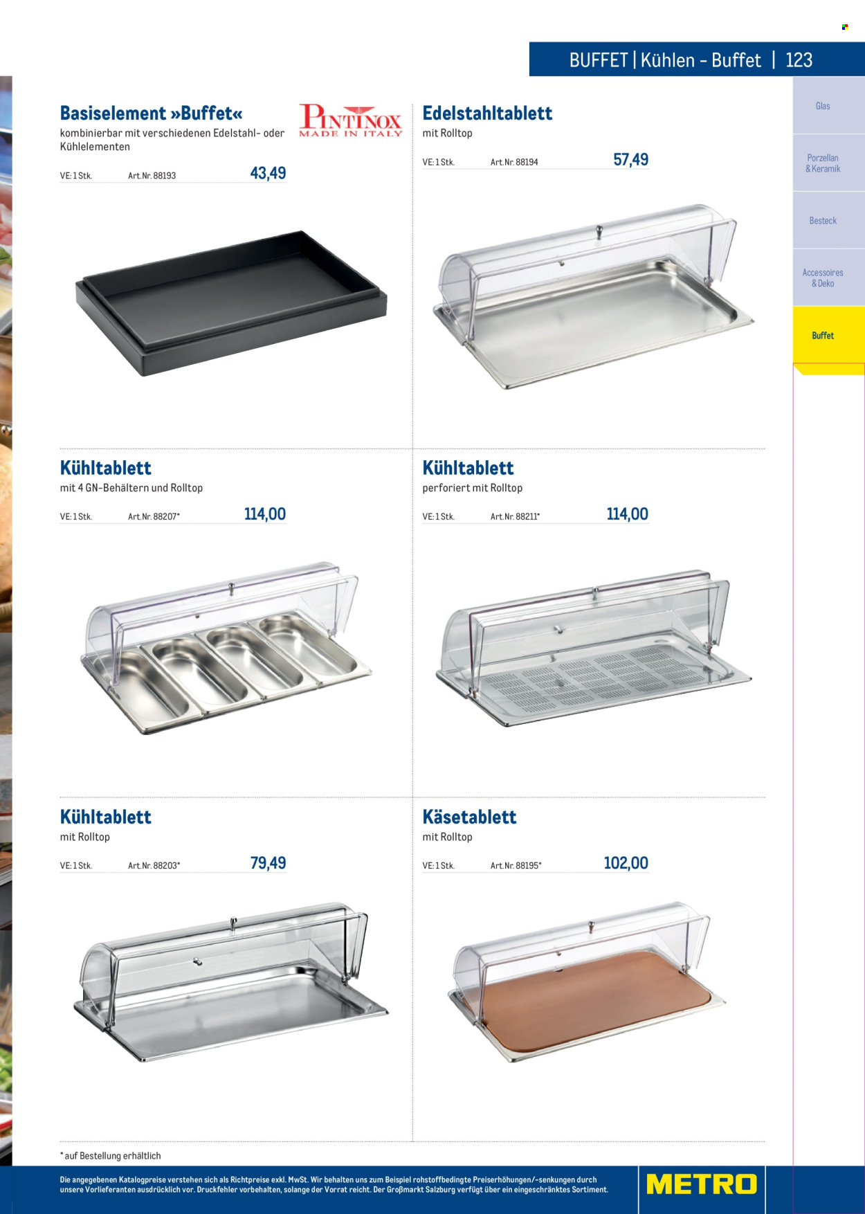 Angebote Metro. Seite 123