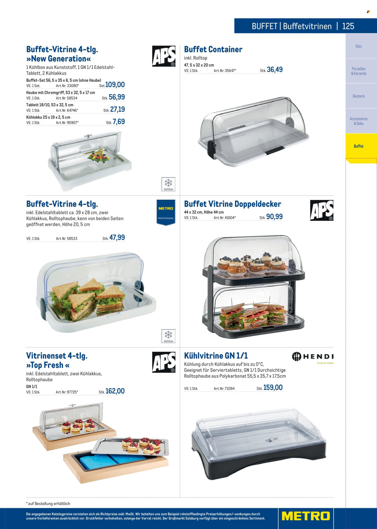 Angebote Metro. Seite 125