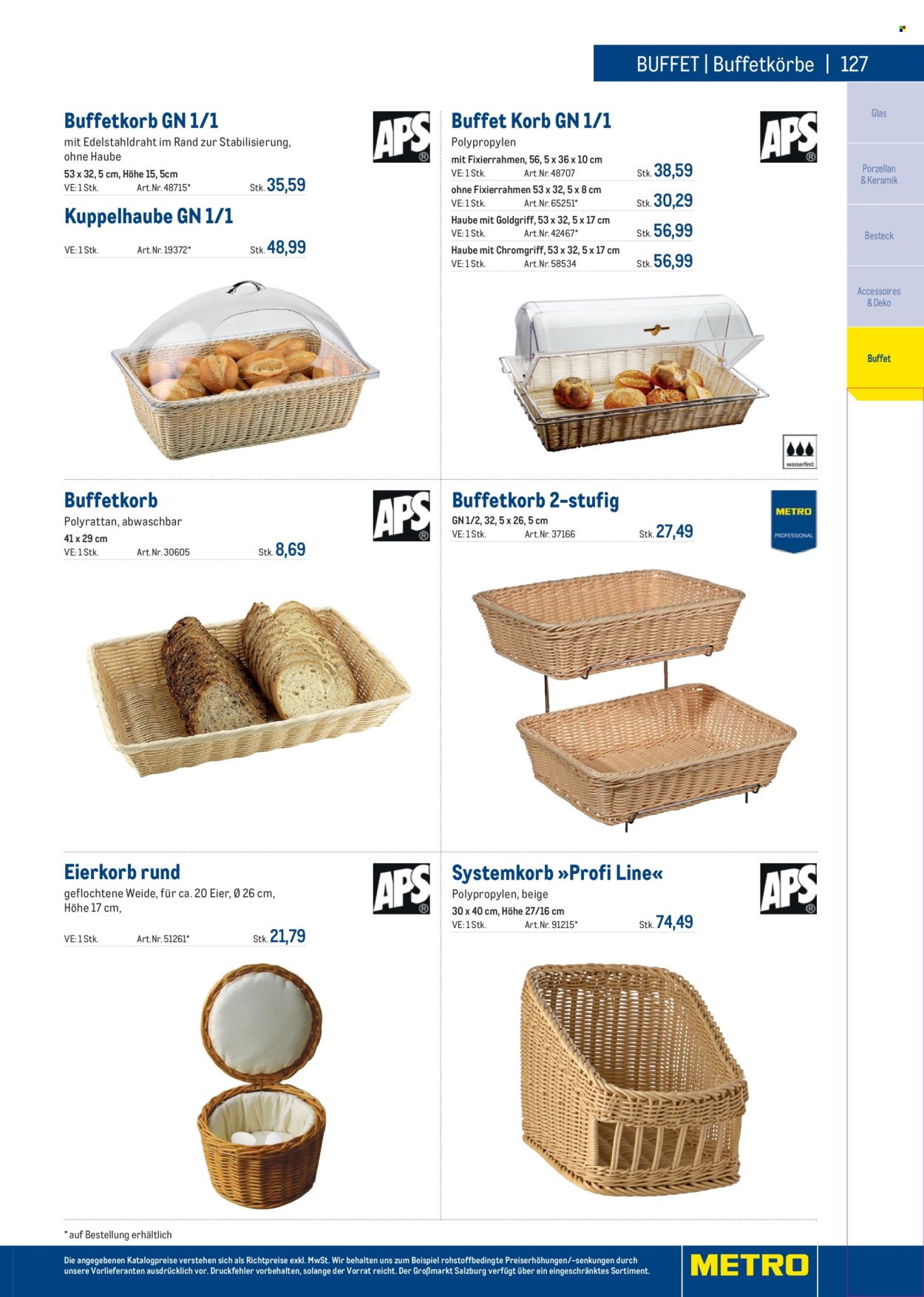 Angebote Metro. Seite 127