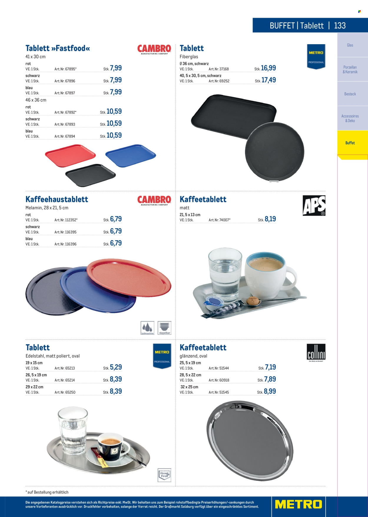 Angebote Metro. Seite 133
