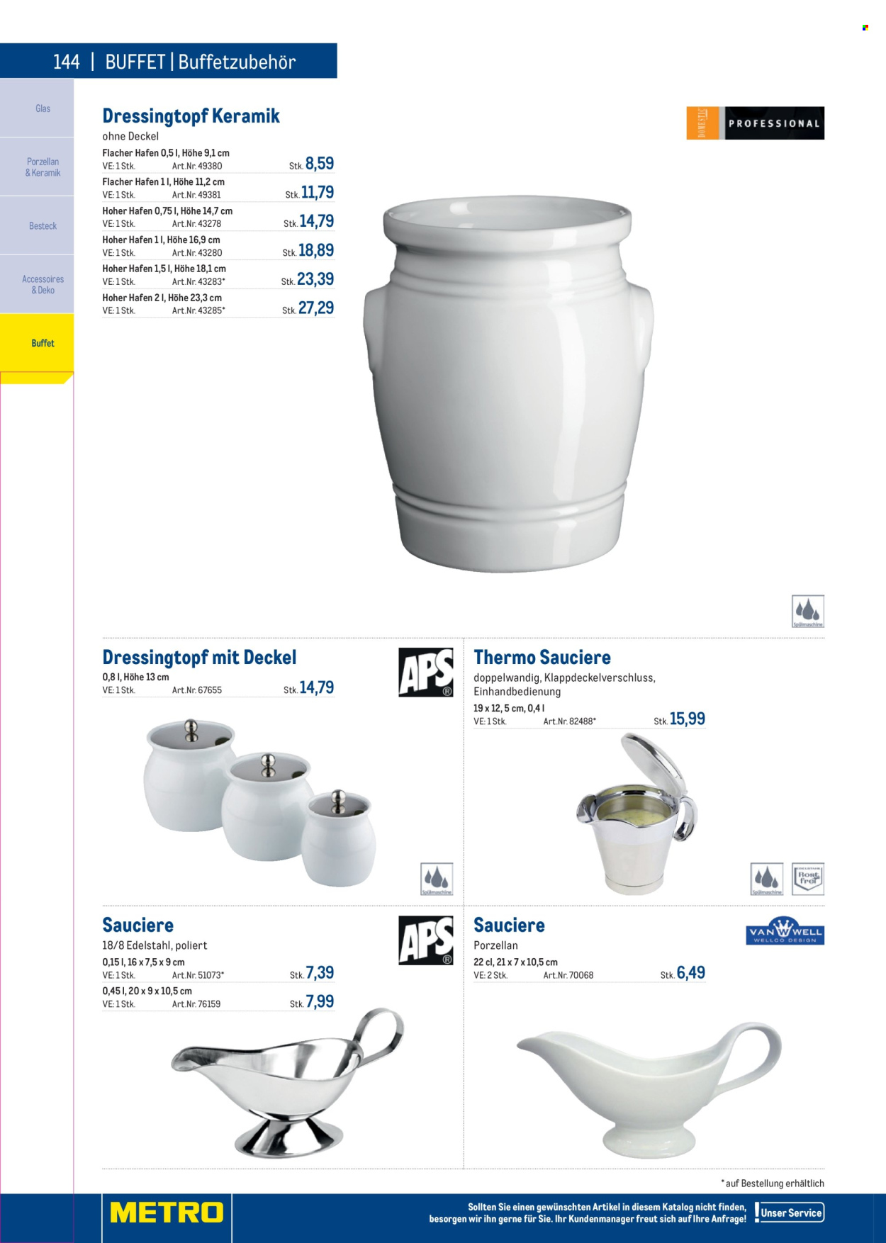 Angebote Metro. Seite 144