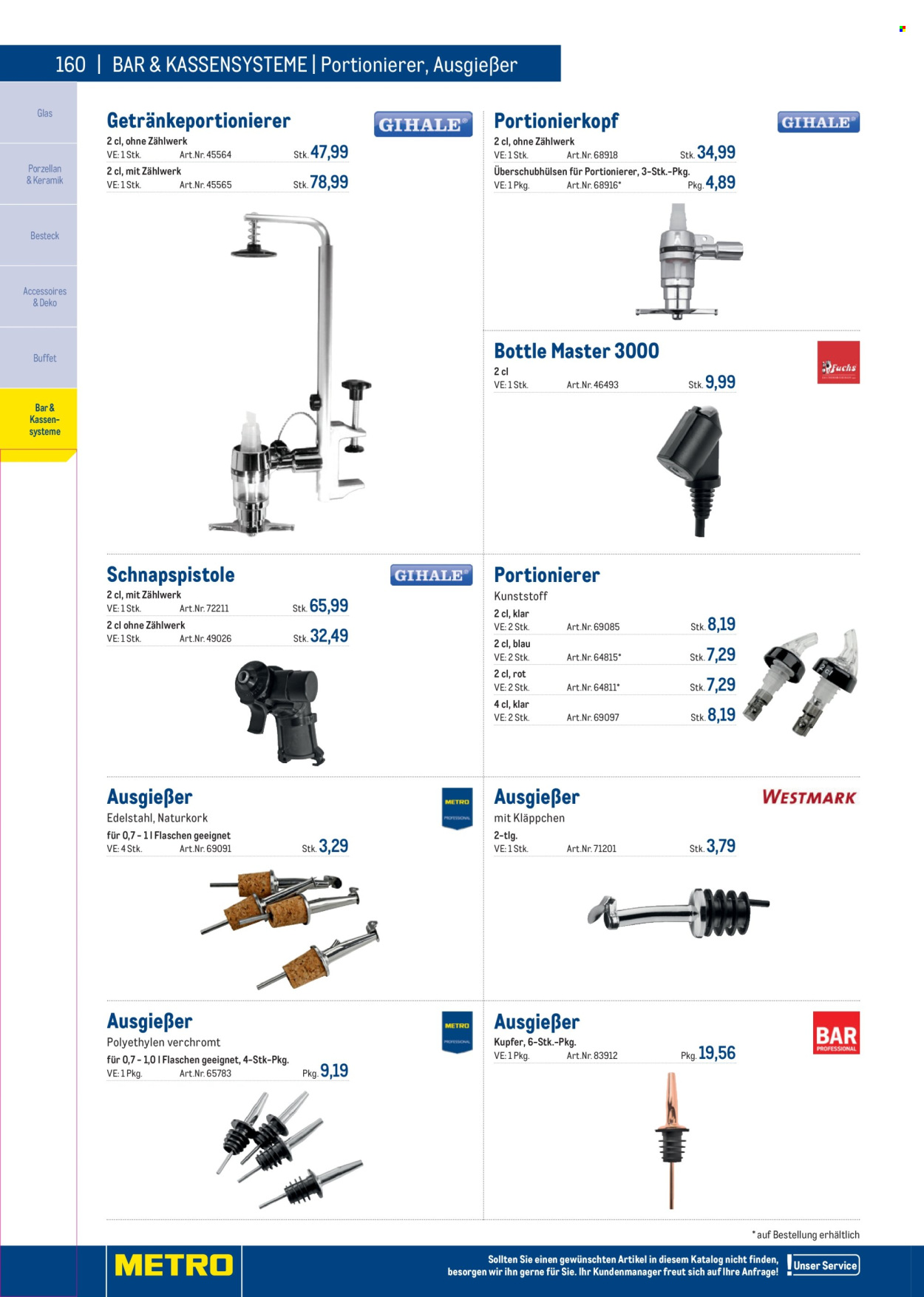 Angebote Metro. Seite 160
