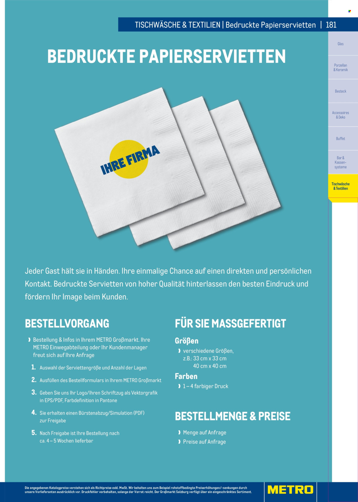 Angebote Metro. Seite 181